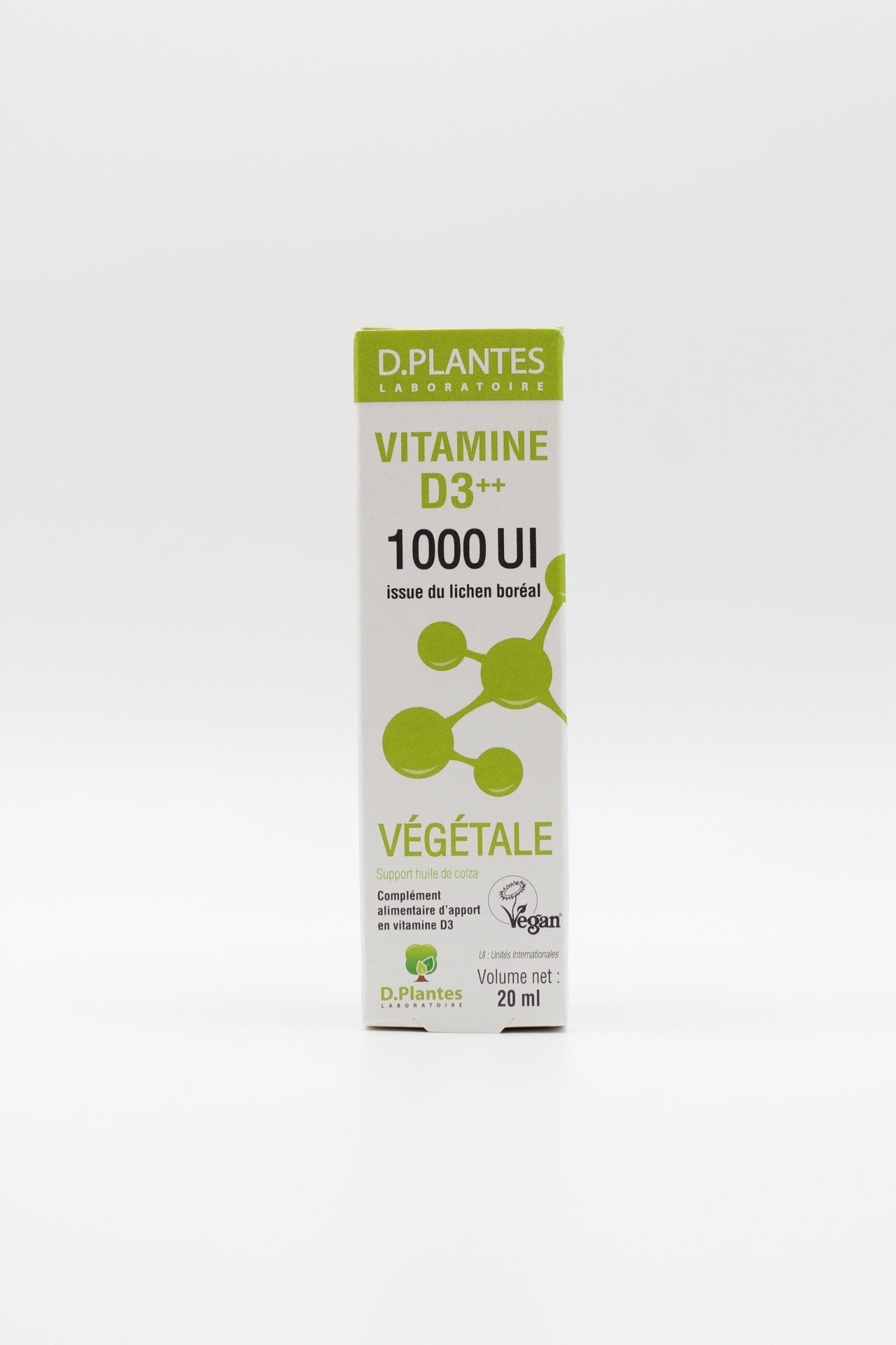 Vitamine D3 ++ 1000 UI Végétale