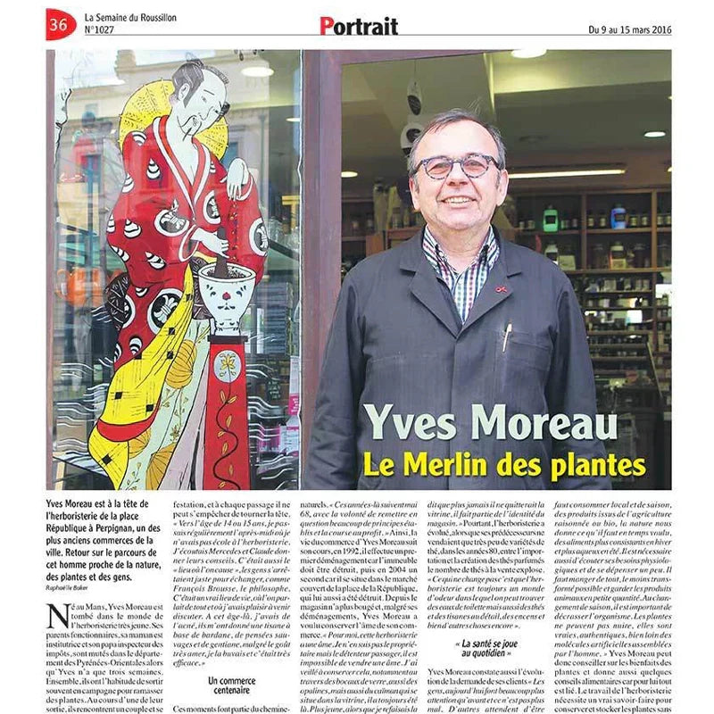 La Semaine du Roussillon N°1027 - Yves Moreau Le Merlin des plantes