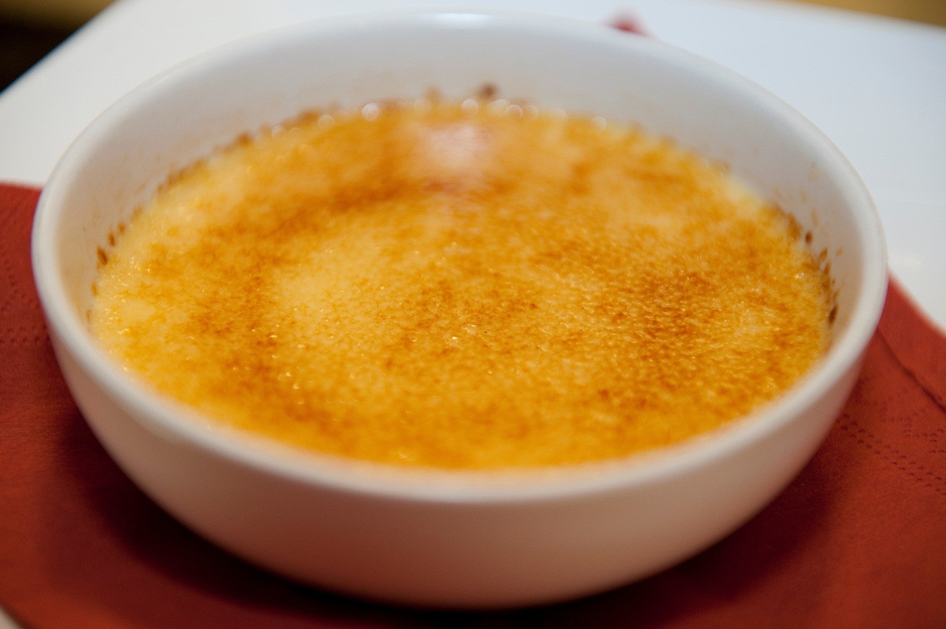 crème brûlée à l'Aspérule