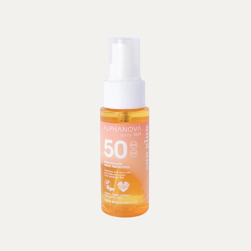 Alphanova huile solaire SPF50