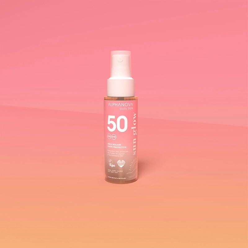 Alphanova huile solaire SPF50