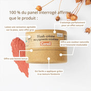 Comme Avant blush solide pigments minéraux