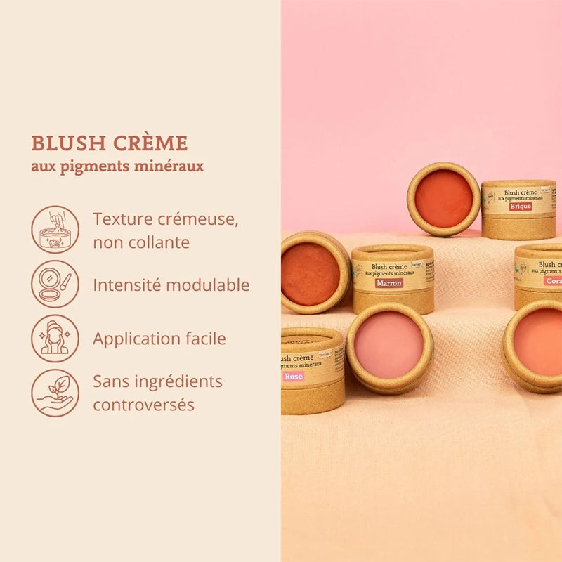 Comme Avant blush solide pigments minéraux