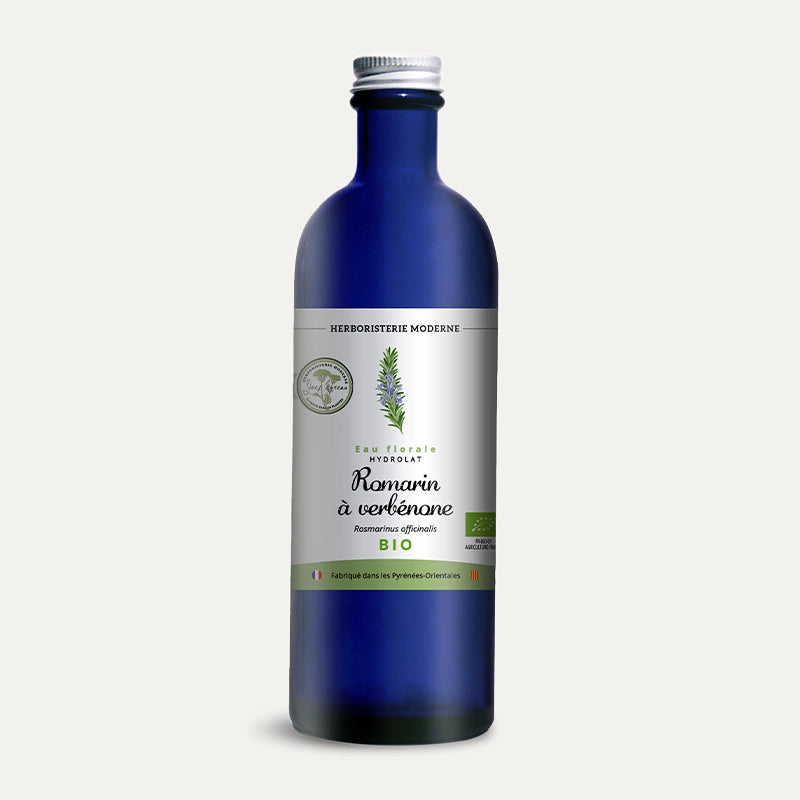 Hydrolat - Eau Florale - Romarin à verbénone BIO des Pyrénées-Orientales