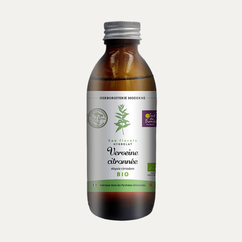 Hydrolat - Eau florale - Verveine citronnée BIO des Pyrénées-Orientales
