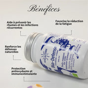 Bio-Defense - 11 Champignons BIO - Système immunitaire