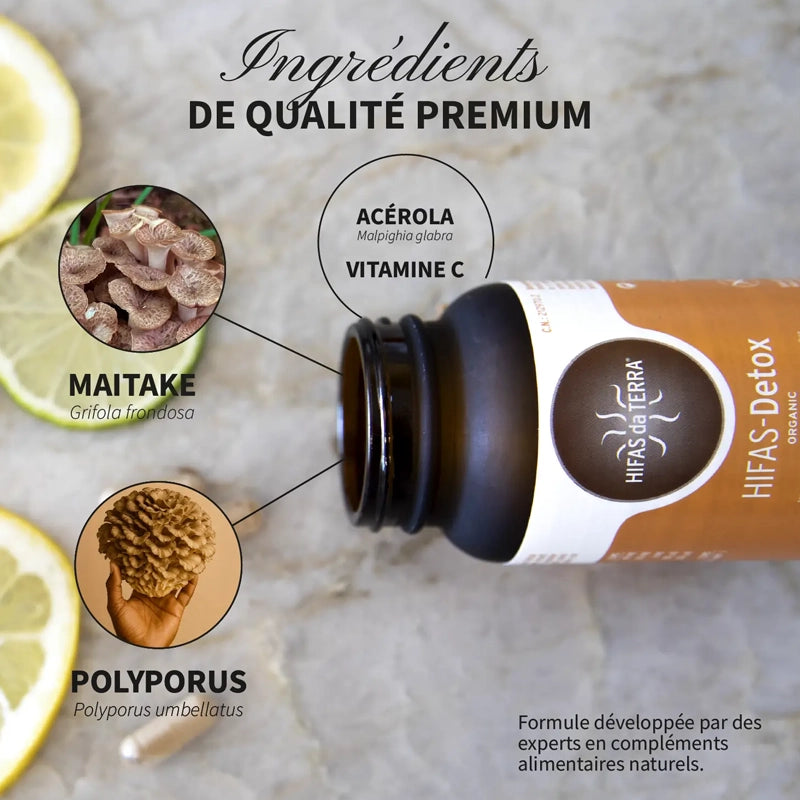 Hifas-Detox complément alimentaire aux champignons biologiques – Herboristerie Moderne
