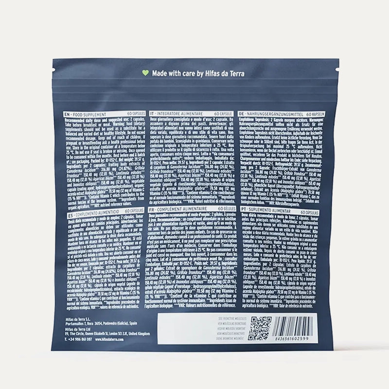 Mico-Five BIO (Reishi, Maitake, Shiitake, Champignon du soleil et Chaga)