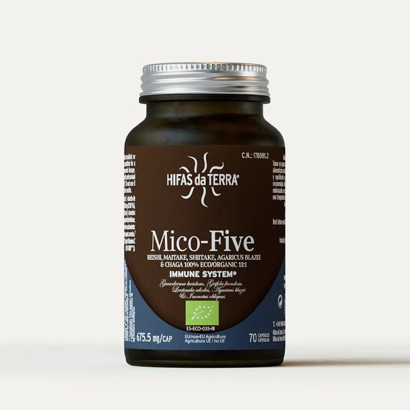 Mico-Five BIO (Reishi, Maitake, Shiitake, Champignon du soleil et Chaga)