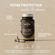 Mico-Vir+ - Complexe de Champignons en haute concentration Reishi & Cordyceps