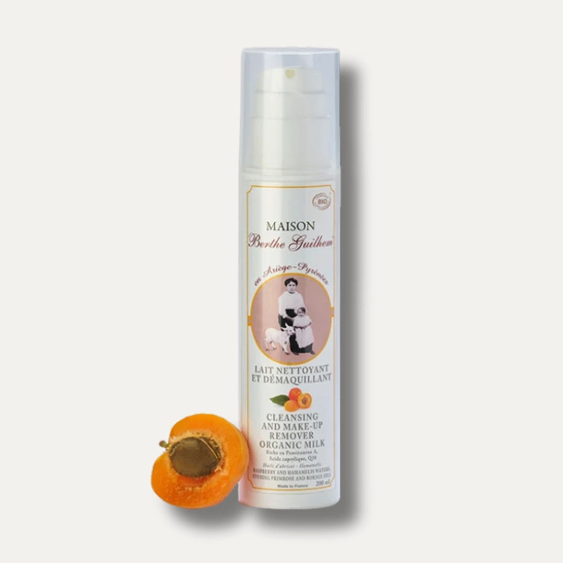 Lait nettoyant démaquillant au lait de chèvre BIO Maison Berthe Guilhem
