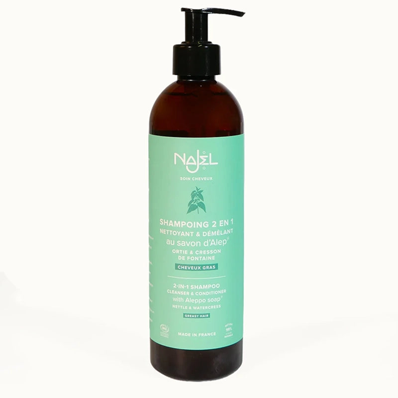 Shampoing au savon d'Alep cheveux gras