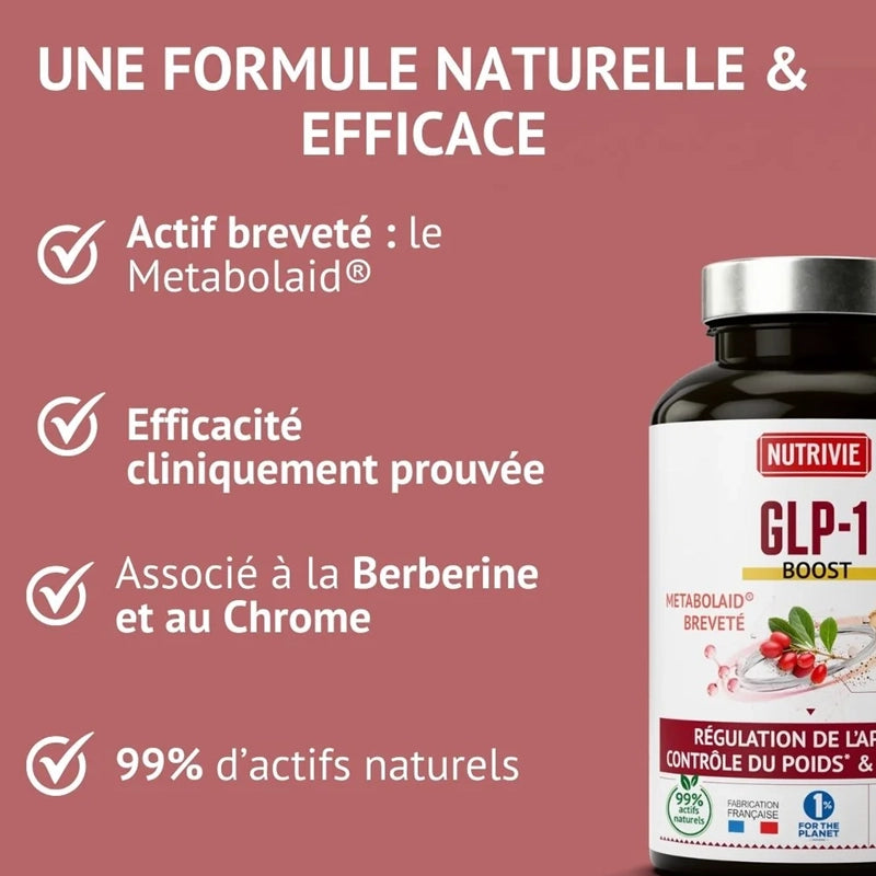 GLP-1 Boost Nutrivie – Satiété & Glycémie -  Herboristerie Moderne 