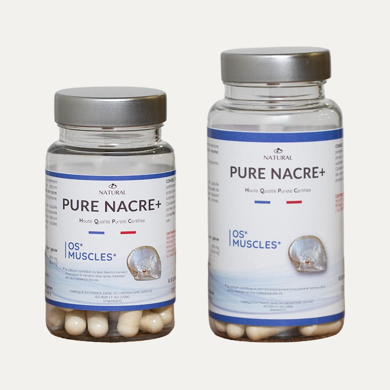Natural pure nacre+ HQPC 30 et 60 gélules gamme Vegmarine