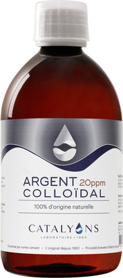 Argent Colloïdal 20 ppm - Flacon de 500 ml