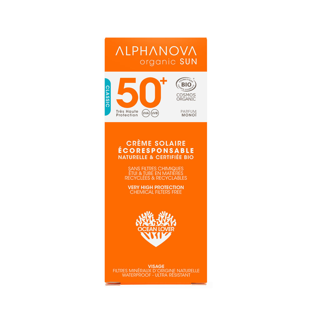 Crème solaire écoresponsable BIO SPF 50