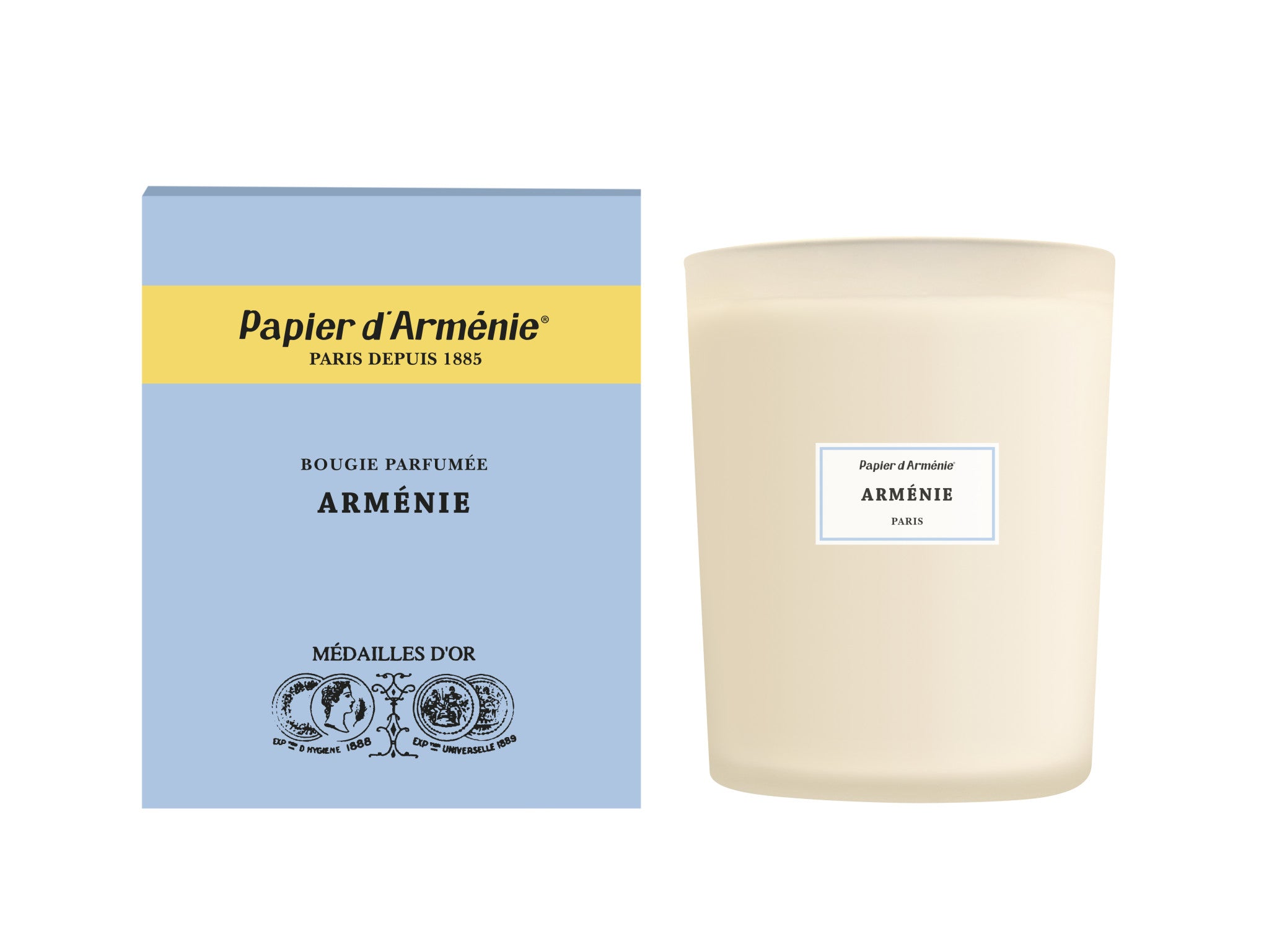 Bougie naturelle Parfumée Papier d'Arménie