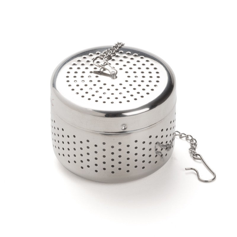 Boule Filtre Infuseur à Thé-Tisane Cylindrique en Inox