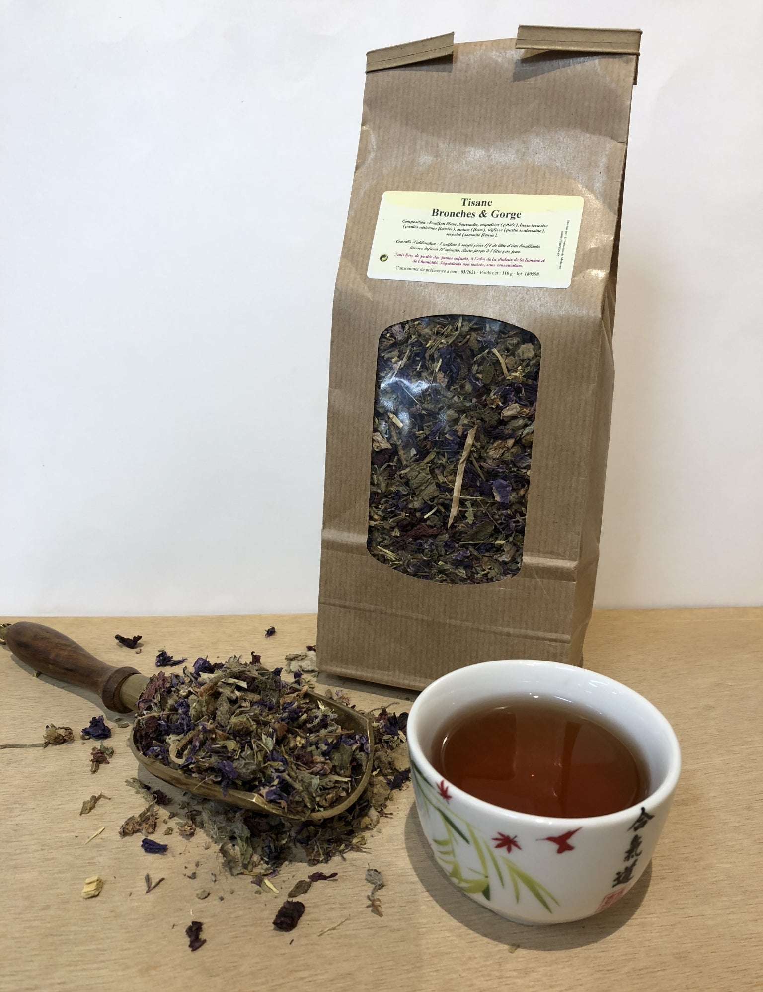 Bronches et gorges tisane infusion