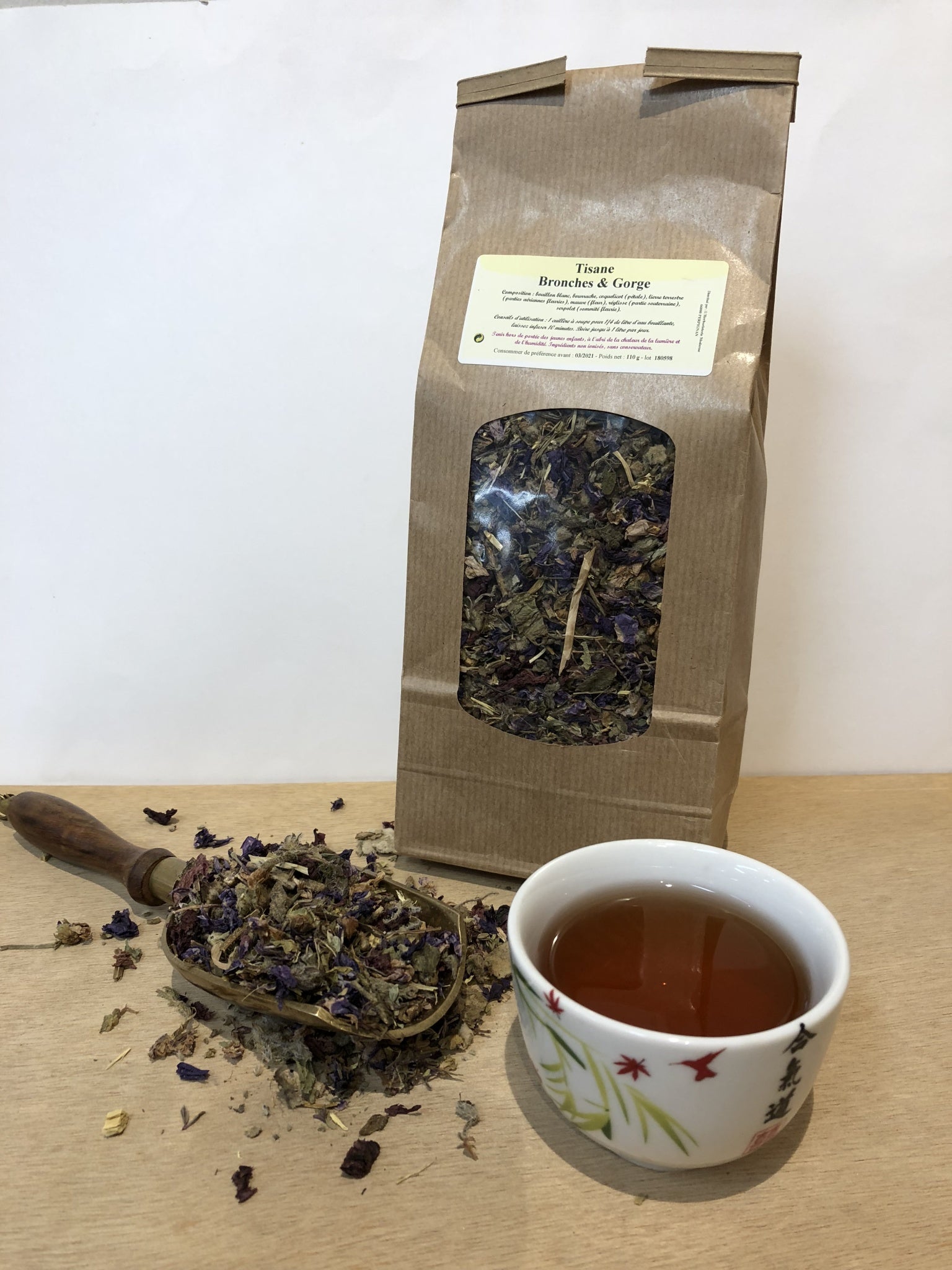 Bronches et gorges tisane infusion