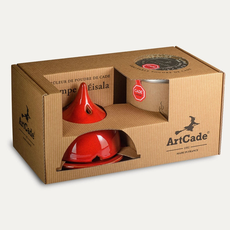 Coffret cadeau Éisala - Lampe (Diffuseur Brûleur ) et poudre de Cade