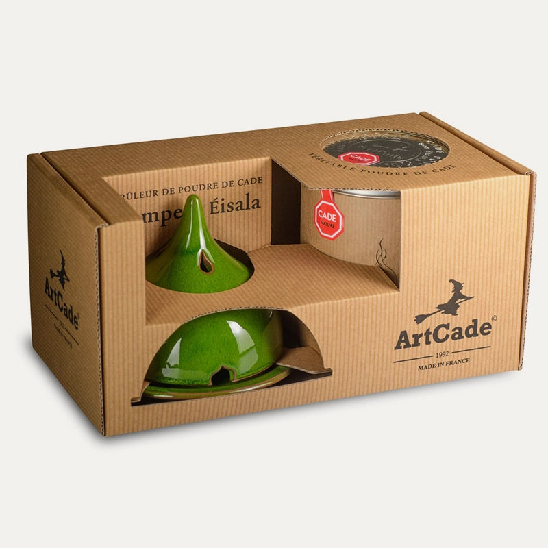 Coffret cadeau Éisala - Lampe (Diffuseur Brûleur ) et poudre de Cade