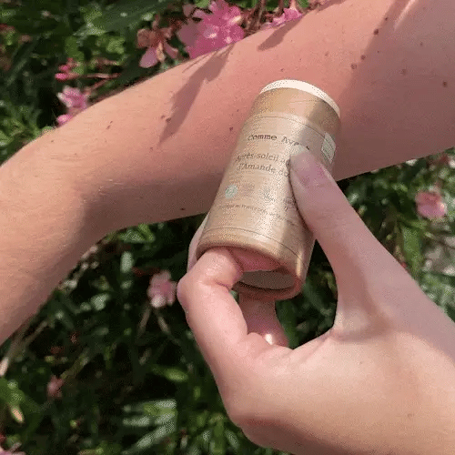 Après-soleil solide à l'huile d'Amande douce