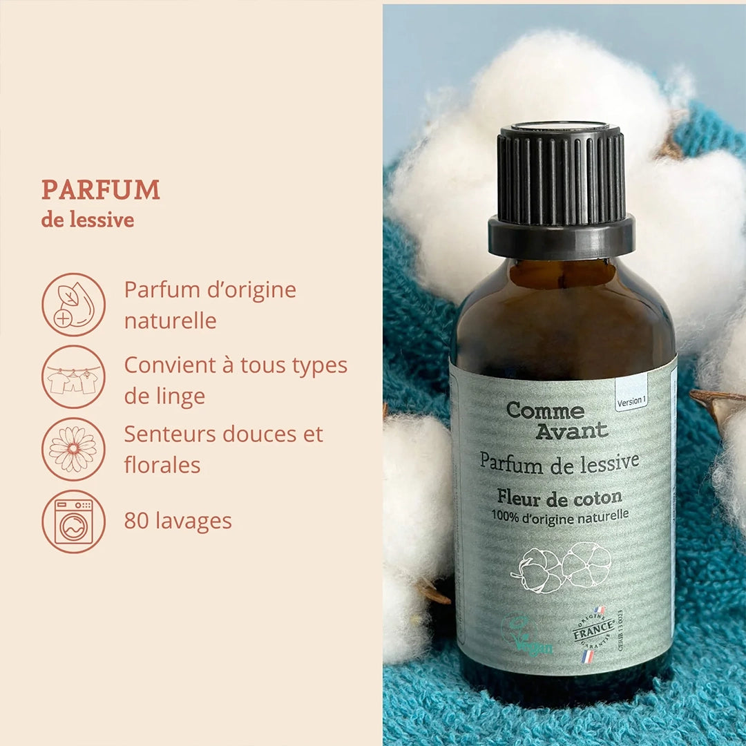 Comme Avant parfum de lessive Fleur de Coton