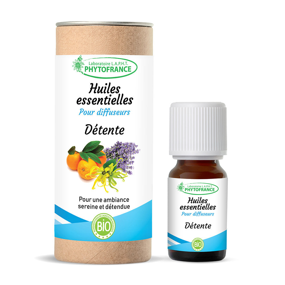 Détente - Huiles essentielles BIO pour diffuseurs