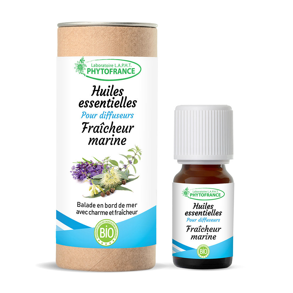 Fraîcheur Marine - Huiles essentielles BIO pour diffuseurs