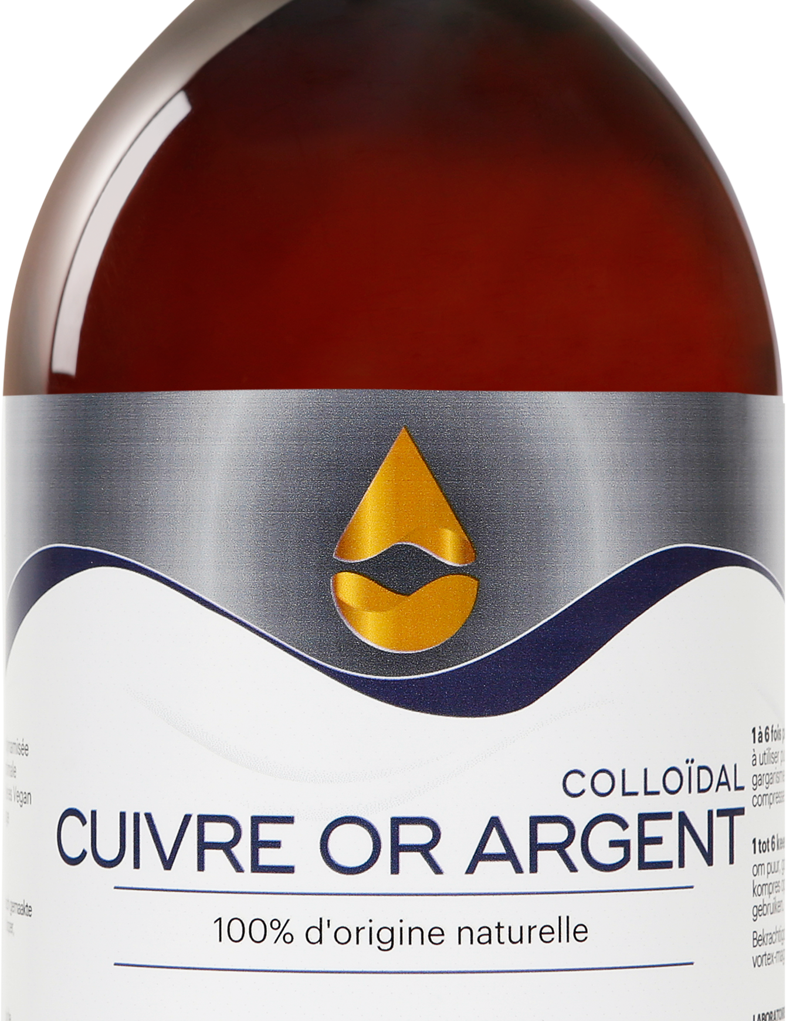 Cuivre Or Argent colloïdal Laboratoire Catalyons