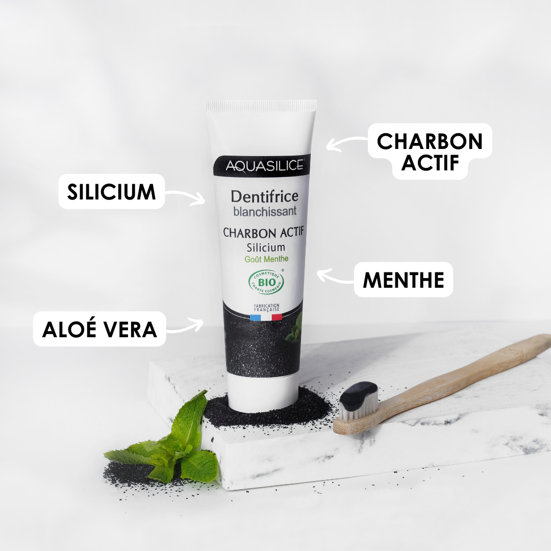 Dentifrice blanchissant au Charbon actif