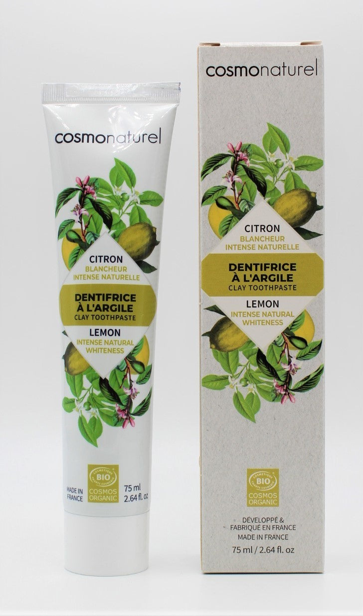 Dentifrice à l'Argile & Citron BIO