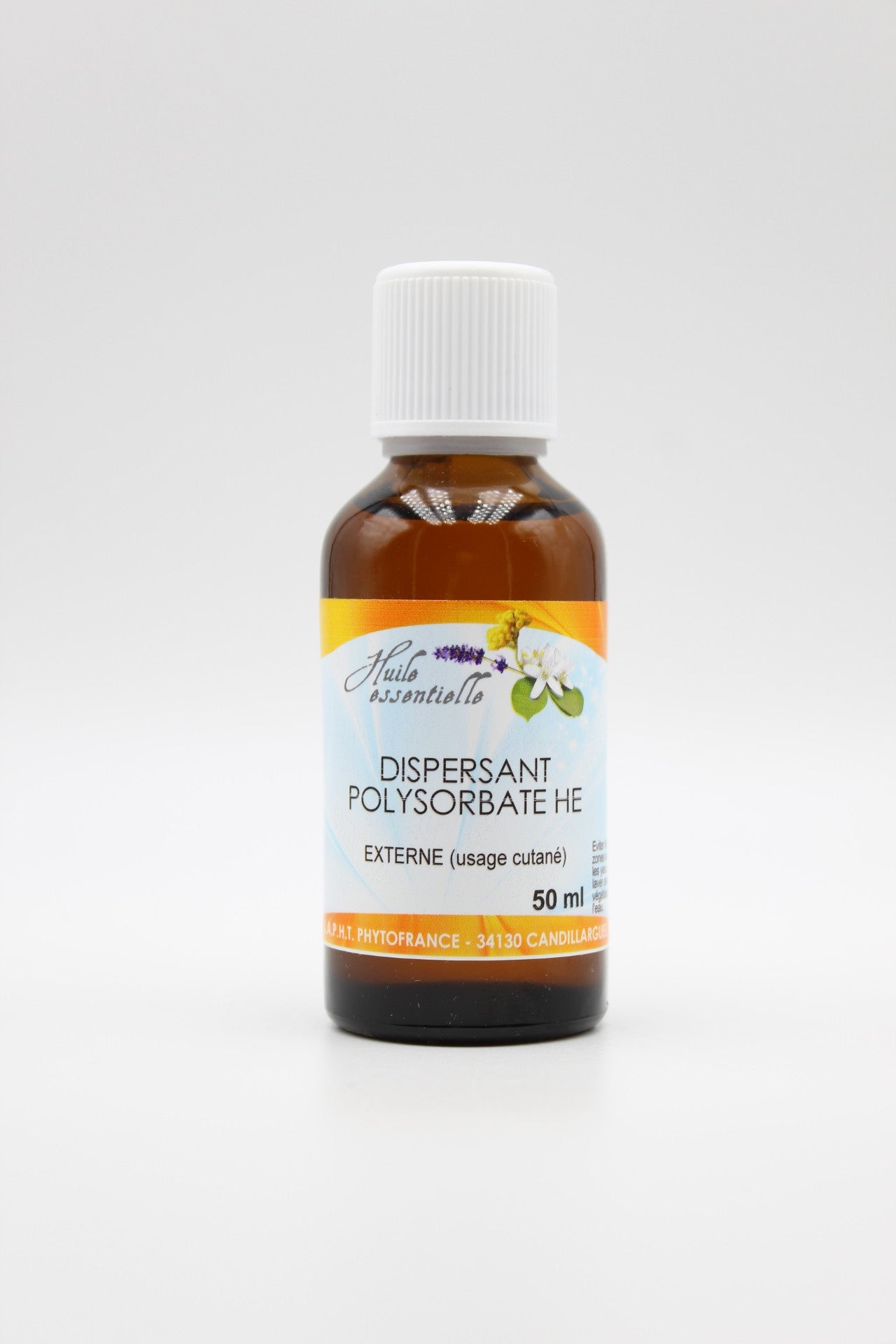 Dispersant externe pour huile essentielle