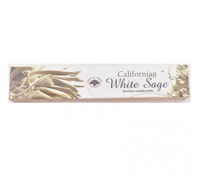 Encens naturel en Bâtonnets Green Tree Sauge blanche 15g