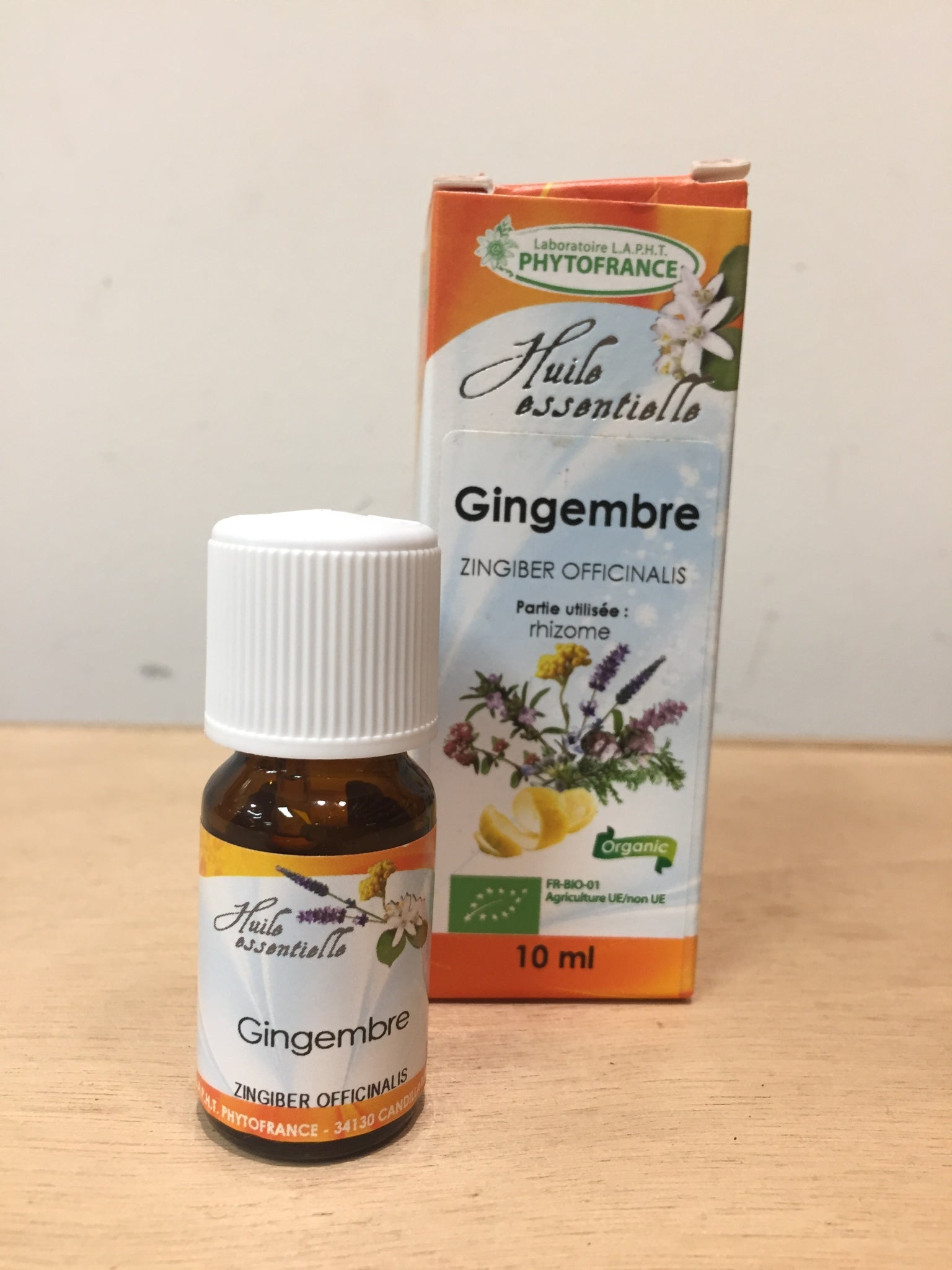 Huile essentielle de GINGEMBRE BIO