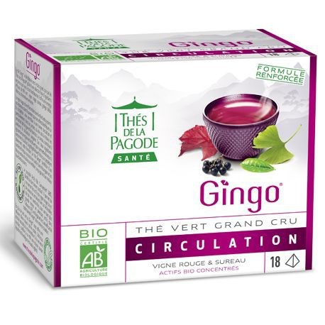 Thé vert Grand Cru - Gingo Ginkgo BIO - Circulation