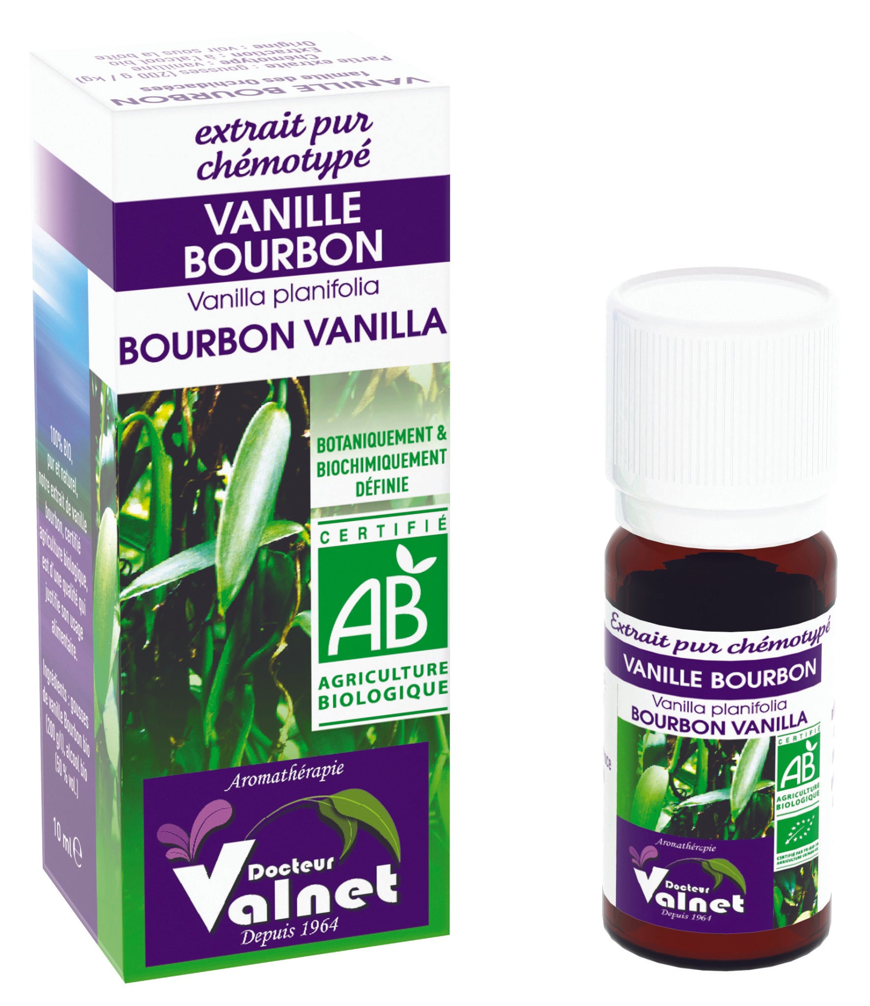 Huile essentielle Vanille Bourbon BIO (Extrait pur)