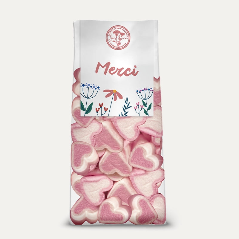 Herboristerie Moderne - Bonbons Cœurs de Guimauves Merci Maitresse