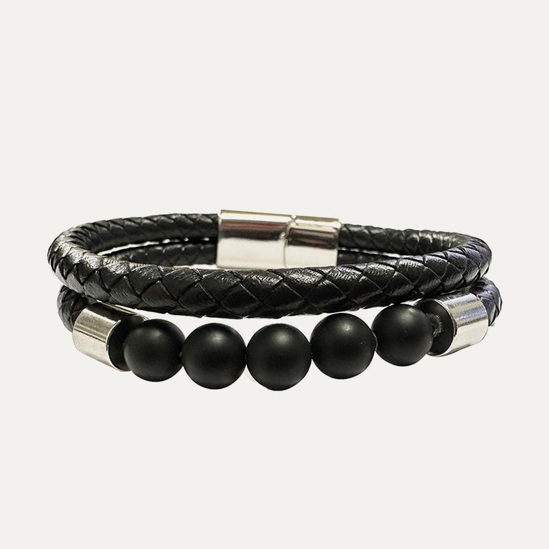 herboristerie-moderne-bracelet-2-rangs-cuir-pierre-onyx-depoli.webp