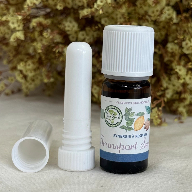 Transport Serein + stick inhalateur - Mélange d'huiles essentielles