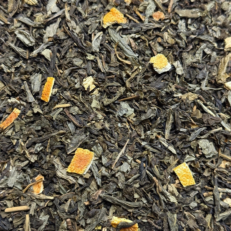 Earl Grey Bergamote agrumes - Thé vert Déthéiné