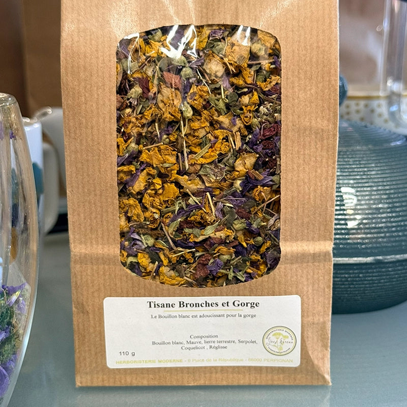Tisane Bronches et Gorge