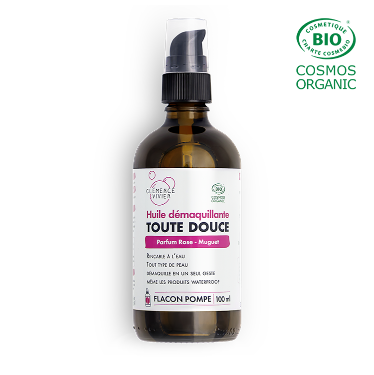 Huile démaquillante Toute Douce Parfum Rose-Muguet BIO