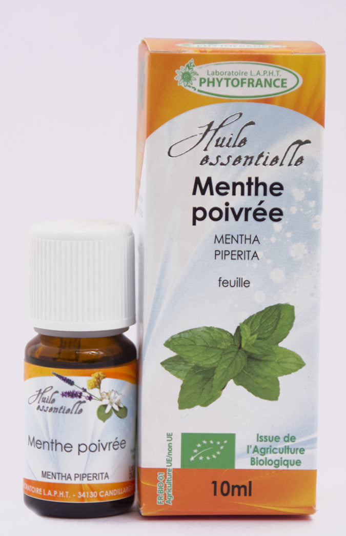 Huile essentielle MENTHE POIVRÉE BIO