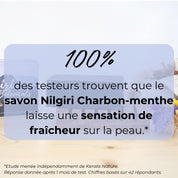 Savon Nilgiri Botanicals - Charbon Menthe