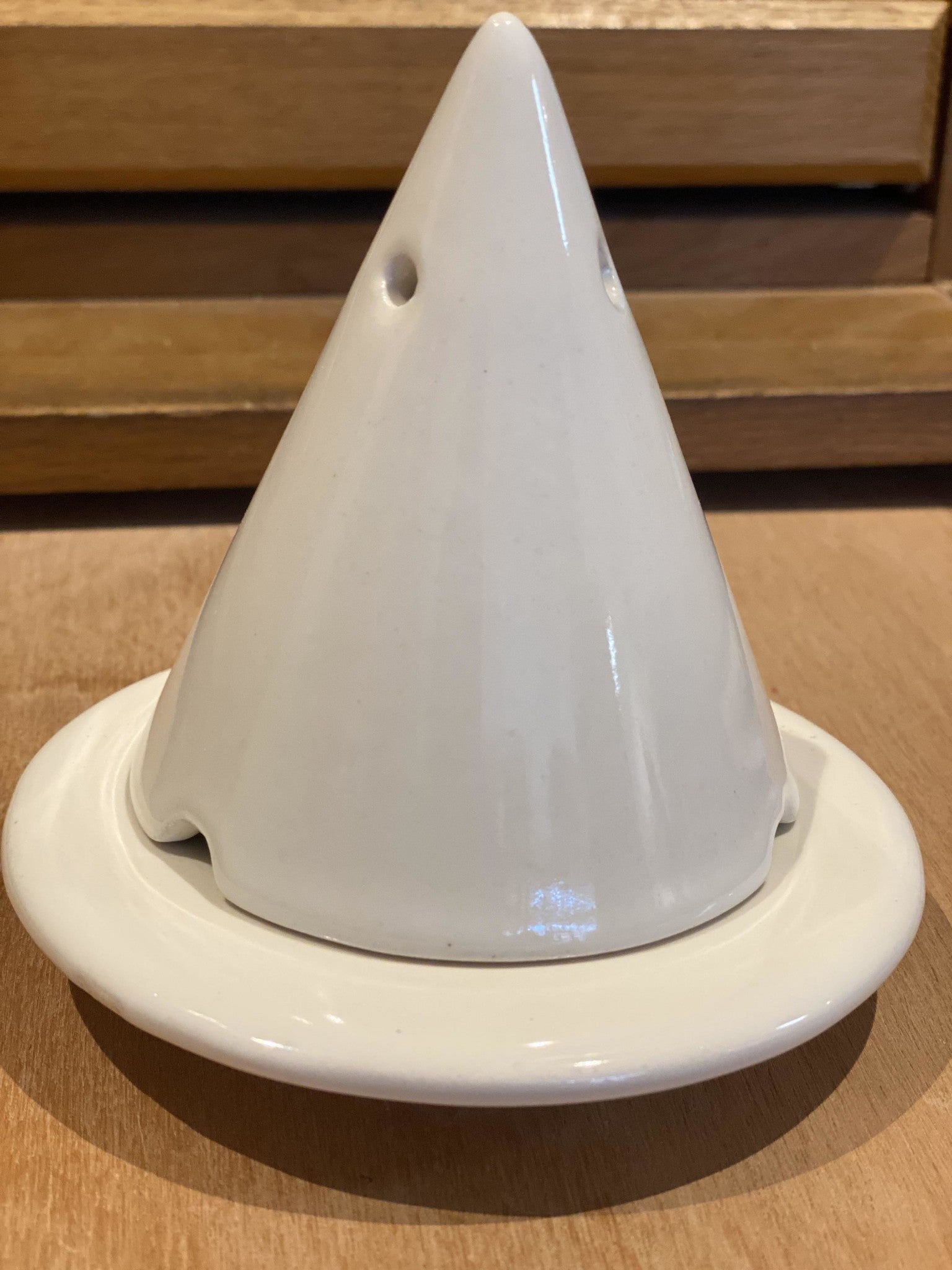 Duo Diffuseur Brûleur Lampe Merlin en céramique Terracota pour poudre d'encens naturel + un sachet de poudre de bois de cade