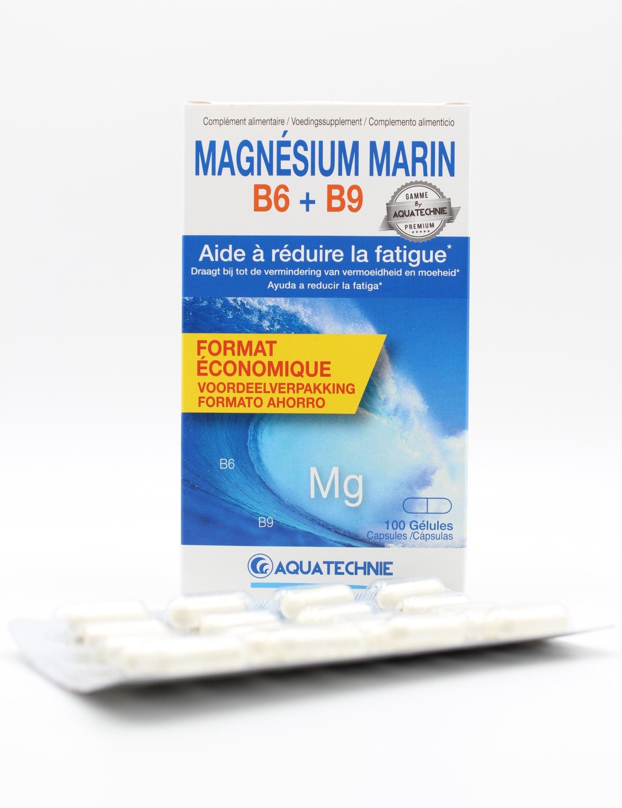 magnésium marin + b6 + b9 Aquatechnie Herboristerie Moderne