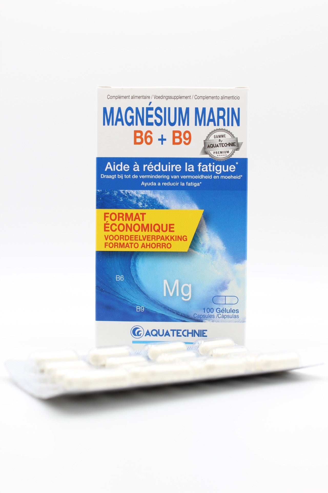 magnésium marin + b6 + b9 Aquatechnie Herboristerie Moderne