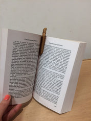 Marque pages en pur bois de santal avec éléphant gravé